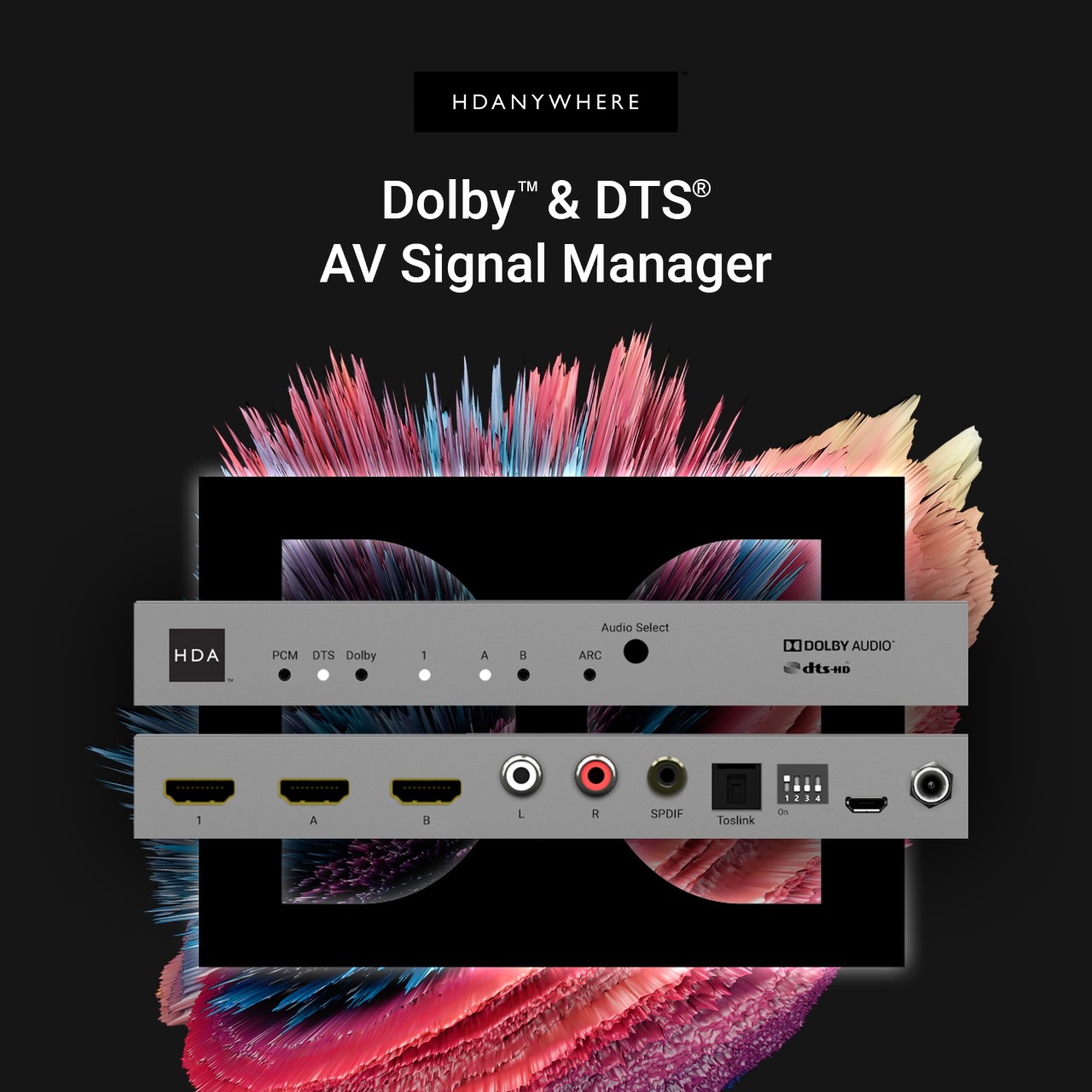 ¿Para qué sirve un gestor de señales Dolby y DTS?