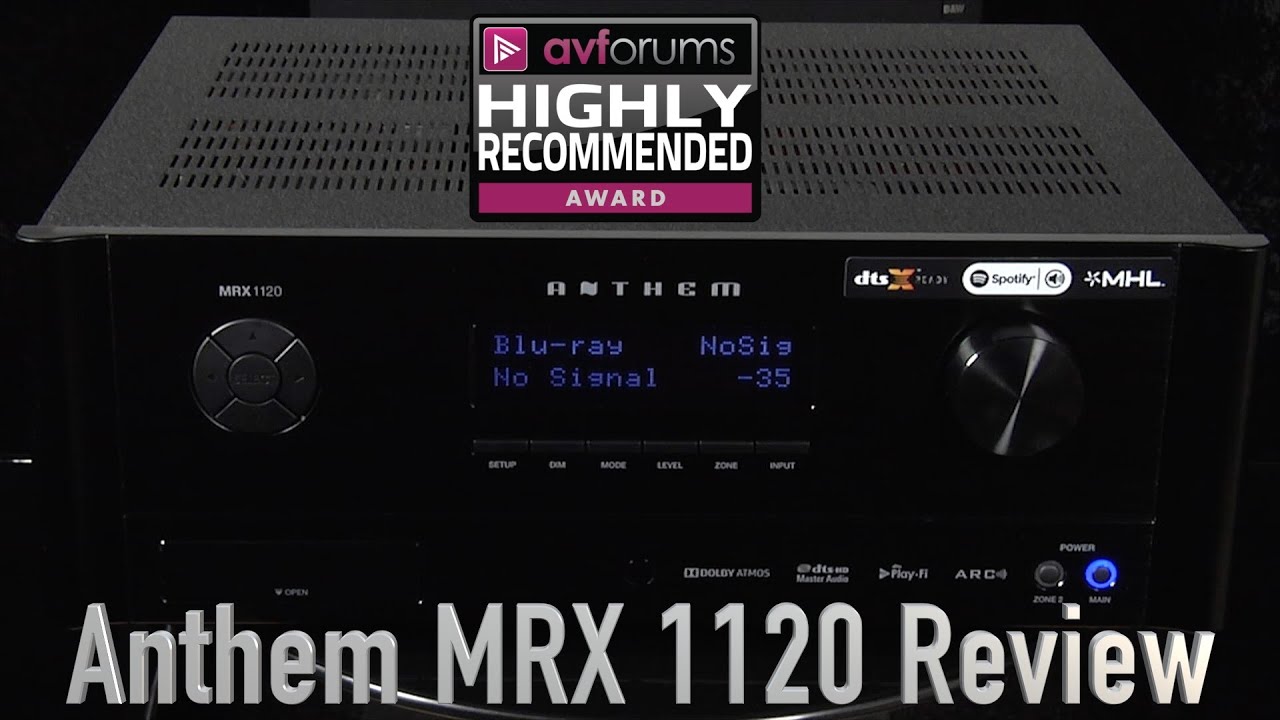 El mejor receptor surround AV del mundo tiene nombre: MRX-1120 y apellido: Anthem AV